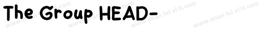 The Group HEAD字体转换